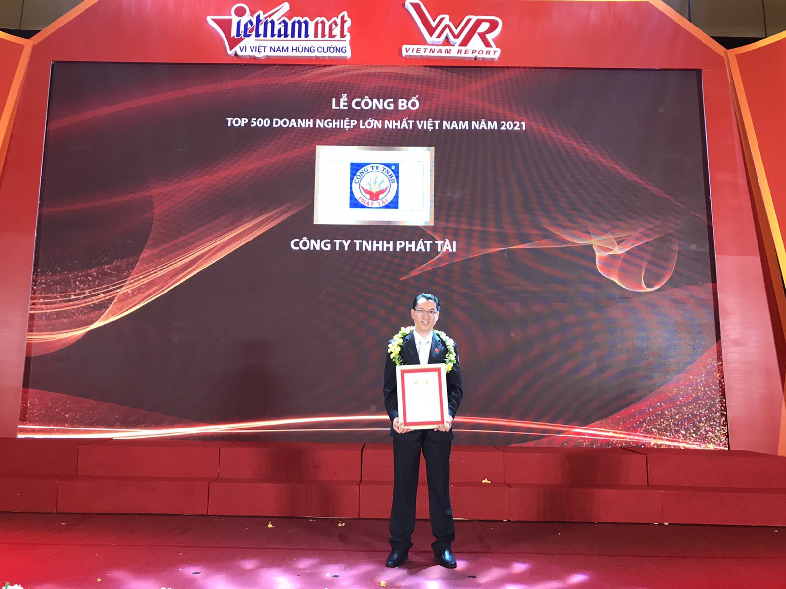 Công ty TNHH Phát Tài lọt top 500 doanh nghiệp lớn nhất Việt Nam năm 2021